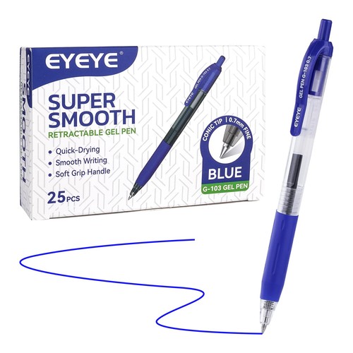 Gelschreiber 7mm blau - gelschreiber,